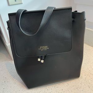 guess leather backpack